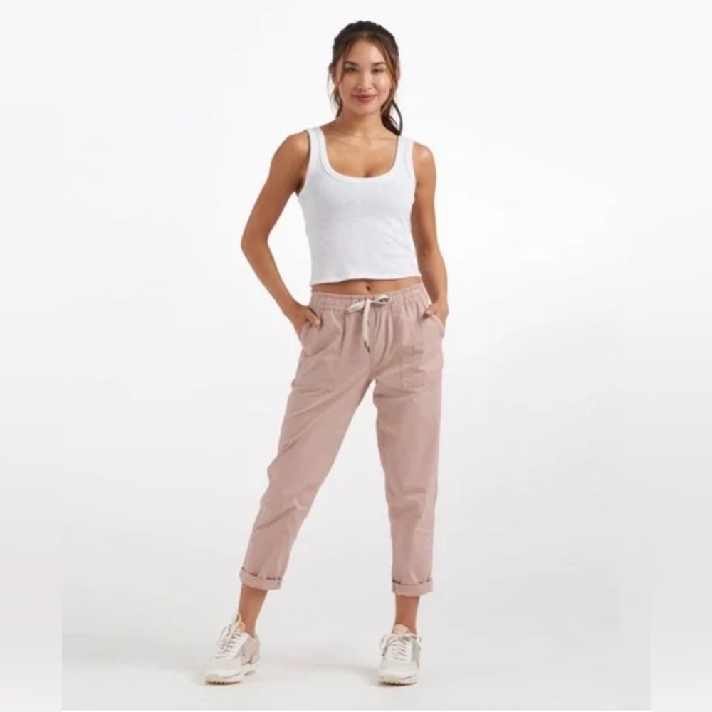 NWOT Vuori Vintage Ripstop Pant Dogwood Size Small